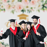 Aperturee - Rosa Blumen Punkt Abschlussparty Fotostudio Hintergrund